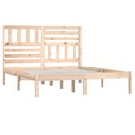 vidaXL Cadre de lit sans matelas 150x200 cm bois massif de pin