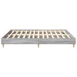 vidaXL Cadre de lit sans matelas sonoma gris 160x200cm bois ingénierie