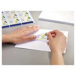 Étiquette adressage expédition avery 63 5x38 1 mm (lot de 2100)