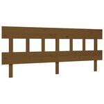 vidaXL Lit pour personne âgée et tête de lit 200x200 cm bois massif