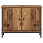 vidaXL Meuble TV en Bois Ancien Bois ancien Bois 60 x 35 x 45 cm Durable