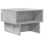 vidaXL Table basse Gris béton 48 x 46 x 35 cm Bois d'ingénierie