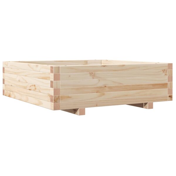 vidaXL Jardinière 80x80x26 5 cm bois de pin massif