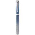 PARKER IM Premium Polar  Stylo roller  Dégradé de gris  recharge noire pointe fine  Coffret cadeau