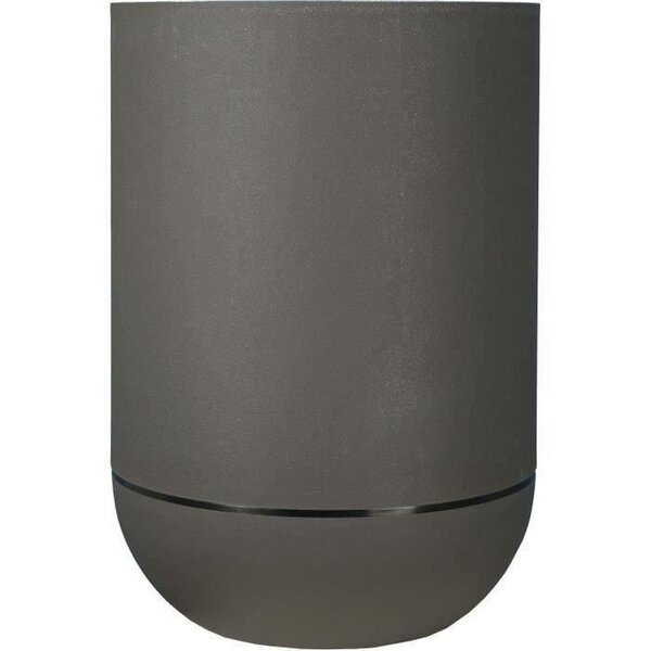 Bac à fleurs rond GRANIT TULIPE - Plastique Ø 50 cm - Gris