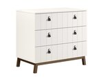 Ensemble Chambre sezane lit 90x200 + chevet + armoire 2 portes + commode clay