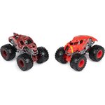 Spin Master 6064128 - Monster Jam - Pack de deux véhicules DIE CAST 1:64