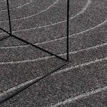 vidaXL Tapis de surface Carré HUARTE Anthracite 200 x 200 cm Polyester