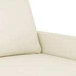 vidaXL Ensemble de canapés 4 Pièces crème velours