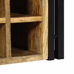 vidaXL Étagère à vin 46 x 35 x 27.5 cm Bois de manguier massif