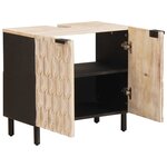 vidaXL Meuble sous Lavabo de Salle de Bain Blanc 62 x 33 x 58 cm