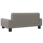 vidaXL Canapé pour enfants taupe 70x45x30 cm tissu