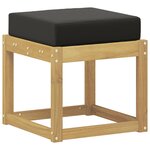 vidaXL Banc de Jardin Bois d'Acacia Massif Blanc