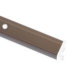 vidaXL Nez de marche Forme en L 5 pcs Aluminium 100 cm Marron