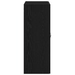 Armoire murale vidaXL Chêne noir 69 5x34x90 cm Bois reconstitué