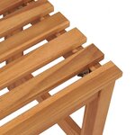 vidaXL Banc de jardin 114 cm bois de teck solide