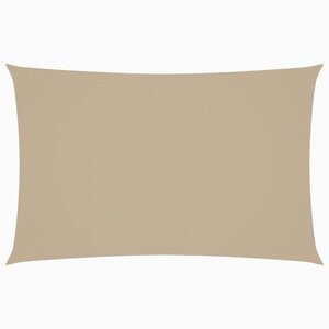 vidaXL Voile de parasol tissu oxford rectangulaire 2x4 5 m beige