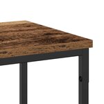 Table Console vidaXL Bois Ancien 200x30x75 cm Bois Aggloméré et Acier