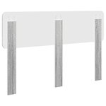vidaXL Tête de lit Gris Sonoma 140 cm Bois d'ingénierie