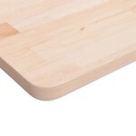 vidaXL Établi 100x60x(71 5-98) cm bois de chêne massif rectangulaire