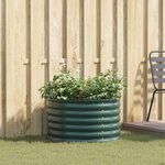 vidaXL Lit de Jardin Vert 80 x 80 x 44 cm Acier