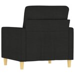 vidaXL Fauteuil Noir 60 cm Tissu