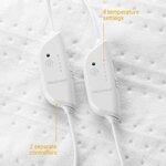 Medisana Sous-couverture chauffante maxi HU 676 1 6x1 5 m Blanc