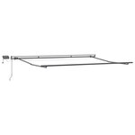 vidaXL Auvent Rétractable jaune et orange 400 ×350 cm tissu