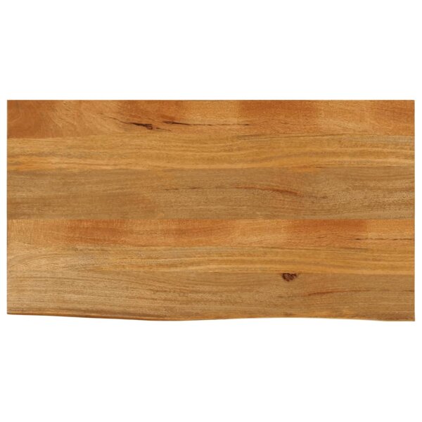 vidaXL Dessus de table à bord vivant 110x60x3 8cm bois massif manguier