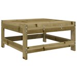 vidaXL Salon de jardin 10 Pièces bois de pin imprégné