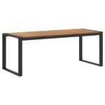 vidaXL Ensemble de salle à manger jardin 5 pièces en bois solide d'acacia et métal