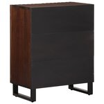 vidaXL Buffet marron 60x34x75 cm bois massif de manguier