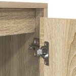 vidaXL Meuble TV chêne sonoma 188 5x41x50 cm bois d'ingénierie