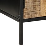 vidaXL Tables de nuit 2 Pièces 50x30x45 cm Bois massif brut de manguier