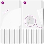 vidaXL Écran de confidentialité pour balcon Blanc 210 x 210 cm tissu