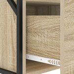 vidaXL Cabinet de chevet avec tiroir Chêne sonoma 40 x 31 x 60 cm