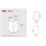 Keter abri de stockage manor 43 gris