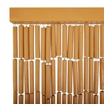 vidaXL Rideau de porte contre insectes Bambou 90 x 200 cm