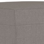 vidaXL Repose-pied Taupe 70x55x41 cm Tissu