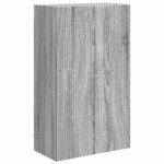 vidaXL Meuble TV mural Montage mural Gris Sonoma 59 5 x 31 x 100 cm