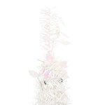 vidaXL Sapin de Noël artificiel escamotable 50 LED blanc 120 cm