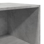 vidaXL Buffet haut gris béton 40x41x185 cm bois d'ingénierie
