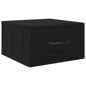 vidaXL Cabinet de chevet Chêne noir 35 x 35 x 20 cm Bois d'ingénierie