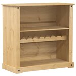 vidaXL Armoire à vin Corona 107 5x51x105 5 cm bois de pin massif
