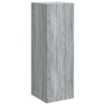 vidaXL Cabinet de Salle de Bain Mural Sonoma gris 33 x 34 5 x 100 cm