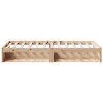 vidaXL Lit de jour sans matelas 90x200 cm bois de pin massif