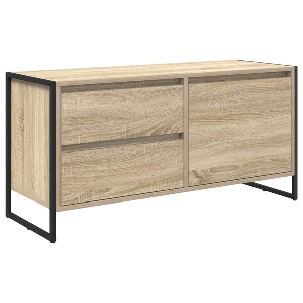 vidaXL Meuble TV Sonoma 100 x 36 x 49.5 cm Bois d'ingénierie