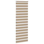 vidaXL Store zèbre marron sable largeur du tissu 85 9 cm polyester