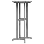 vidaXL Ensemble de bar de jardin 3 Pièces Gris clair HDPE