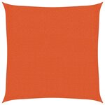 vidaXL Voile d'ombrage 160 g/m² Orange 2 5x2 5 m PEHD